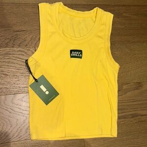 Daily Drills Yellow Women's Tank Top